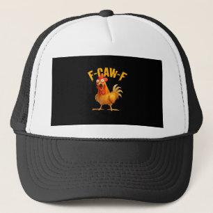 Gorra De Camionero Pollo F-Caw-F Clásico Genial Único