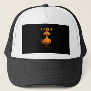 Gorra De Camionero Pollo F-Caw-F Divertido Moderno