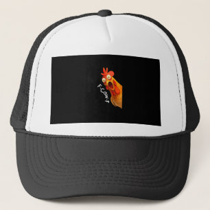 Gorra De Camionero Pollo F-Caw-F divertido Pollo F-Caw-F Creativo Cas