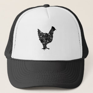 Gorra De Camionero Pollo femenino: Camisa gráfica Whisperer