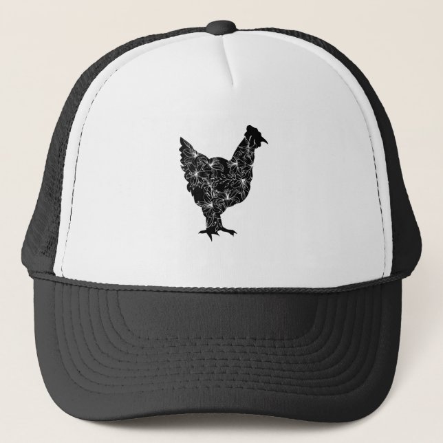 Gorra De Camionero Pollo femenino: Camisa gráfica Whisperer (Anverso)