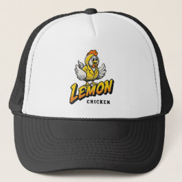 Gorra De Camionero Pollo limón - Diseño de comida divertida
