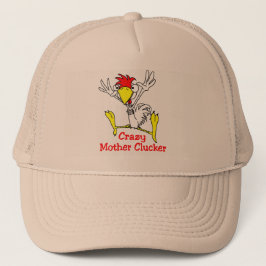 Gorra De Camionero Pollo loco de Clucker de la madre