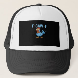 Gorra De Camionero Pollo Malhablado F-Caw-F Estilo Retro Clásico