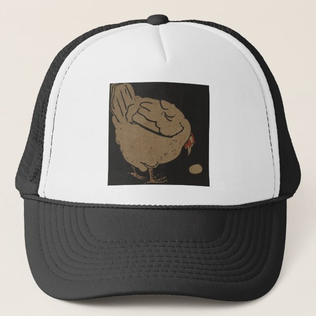 Gorra De Camionero Pollo y huevo (Anverso)