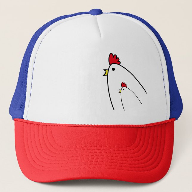 Gorra De Camionero Pollos (Anverso)