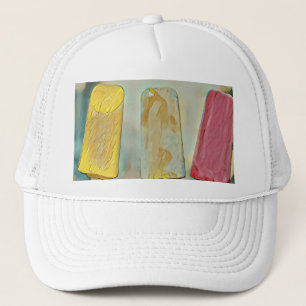 Gorra De Camionero Pollos de helado coloridos