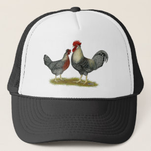 Gorra De Camionero Pollos de la barra de la garganta