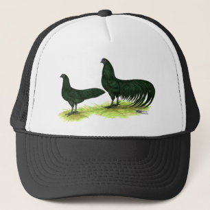Gorra De Camionero Pollos Sumatra Black