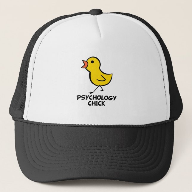 Gorra De Camionero Polluelo de la psicología (Anverso)