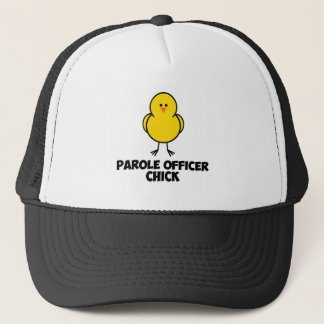 Gorra De Camionero Polluelo del oficial de libertad condicional