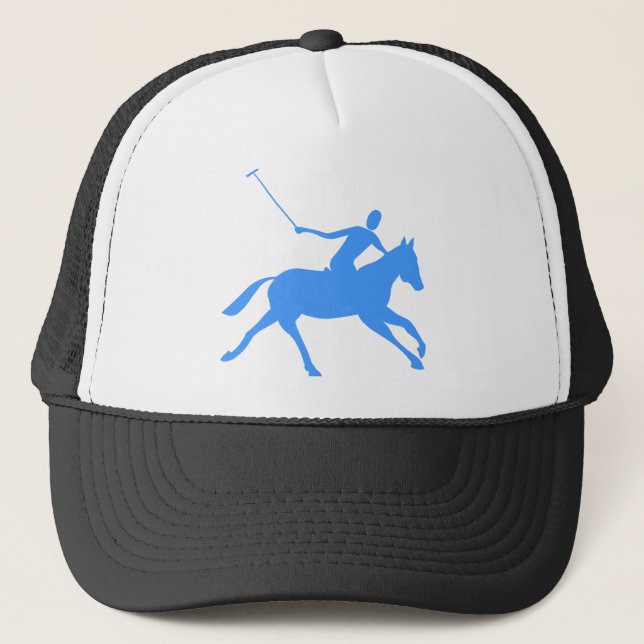 Gorra De Camionero Polo - Azul bebé (Anverso)