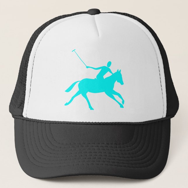 Gorra De Camionero Polo - cian (Anverso)