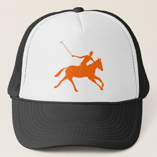 Gorra De Camionero Polo - Naranja (Anverso)