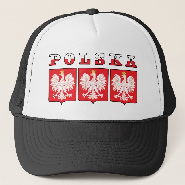Gorra De Camionero Polska Eagle Shields (Anverso)