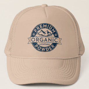 Gorra De Camionero Polvo orgánico superior de Montana