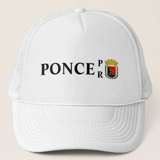 Gorra De Camionero Ponce, Puerto Rico (Anverso)