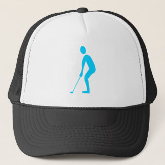 Gorra De Camionero Poniendo - Azul cielo