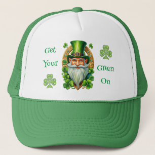 Gorra De Camionero Ponte de Verde Duende Día de San Patricio