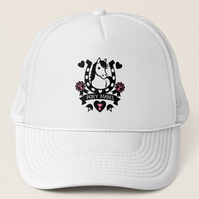 Gorra De Camionero Pony Club Rider (Anverso)