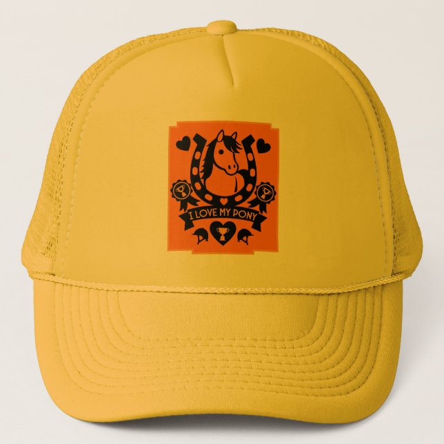 Gorra De Camionero Pony Club Rider (Anverso)