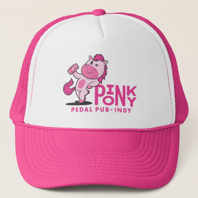 Gorra De Camionero Pony Pedal Pub - (Anverso)