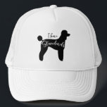 Gorra De Camionero Poodle Estándar Tengo Silhouette De Perro Normaliz<br><div class="desc">Muestra tu amor por la raza con este gorra de fideos estándar. Tengo Estándares. Hace un regalo genial para el purista de Poodle.</div>