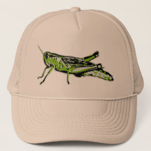 Gorra De Camionero Pop Art Green Grasshopper