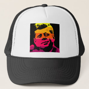 Gorra De Camionero Pop Art Jack JFK John F. Kennedy