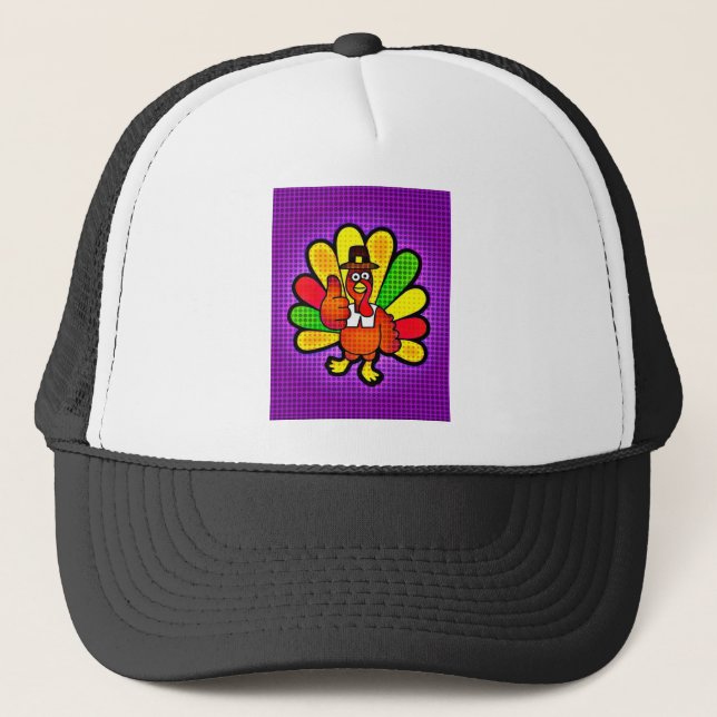 Gorra De Camionero Pop Art Tom Turkey (Anverso)