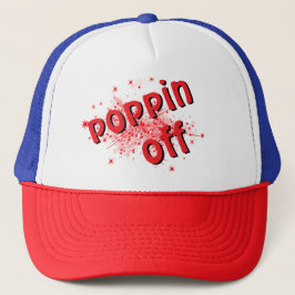 Gorra De Camionero Poppin off trucker hat