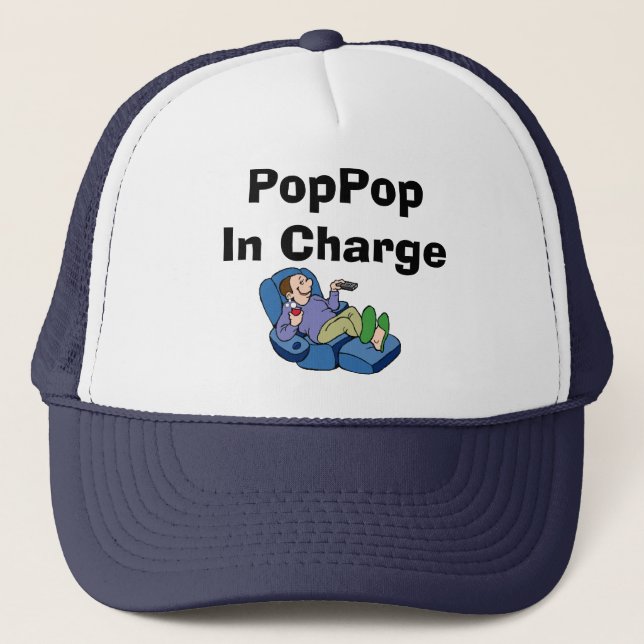 Gorra De Camionero PopPop cómico, PopPop responsable (Anverso)