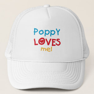 Gorra De Camionero Poppy me ama camisetas y regalos
