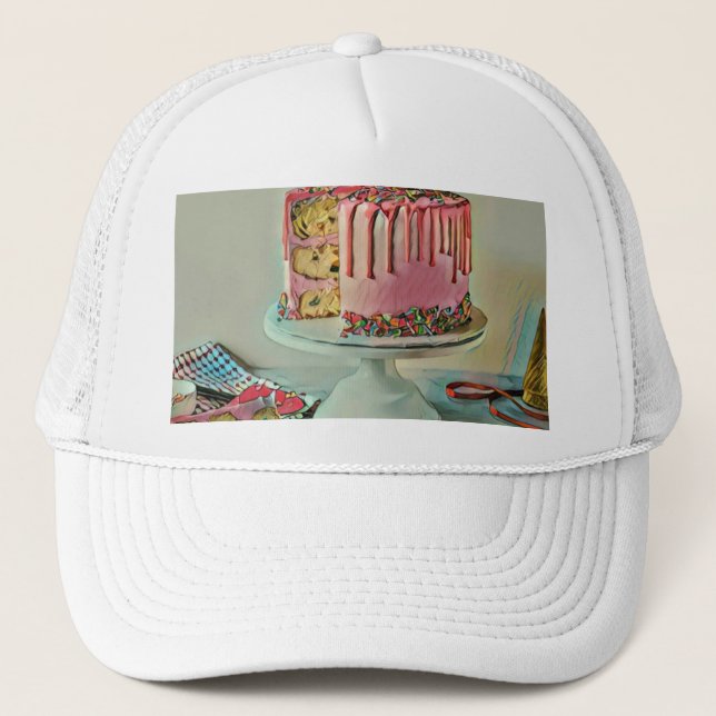 Gorra De Camionero Popsicle de helado retro (Anverso)