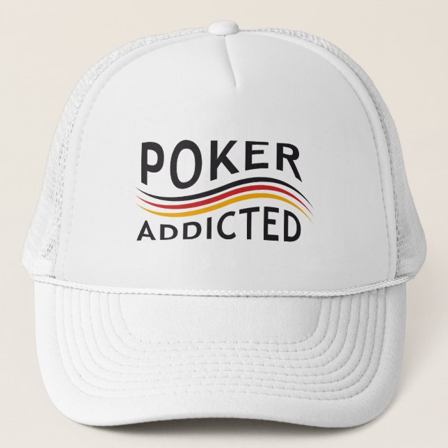 Gorra De Camionero PÓQUER addicted (Anverso)