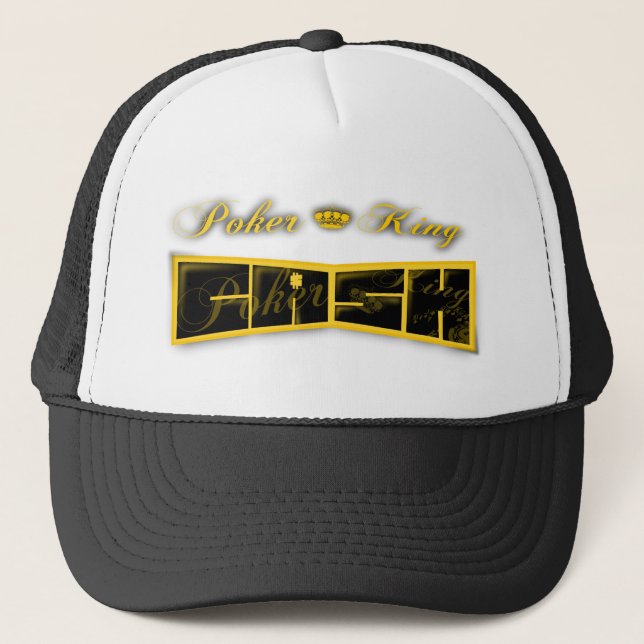 Gorra De Camionero póquer king al contado (Anverso)