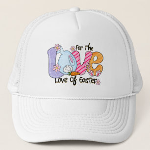 Gorra De Camionero Por amor a la Pascua - Conejito y Huevos