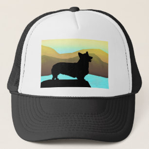 Gorra De Camionero Por el Corgi Galés del mar