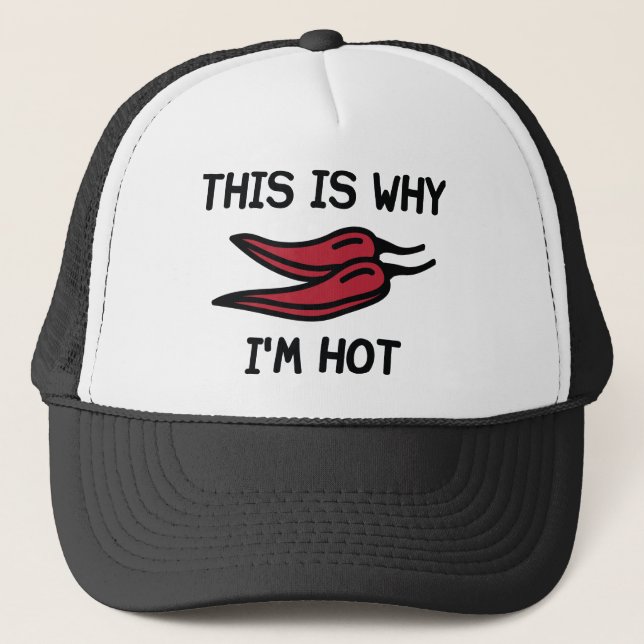 Gorra De Camionero Por eso estoy caliente (Anverso)