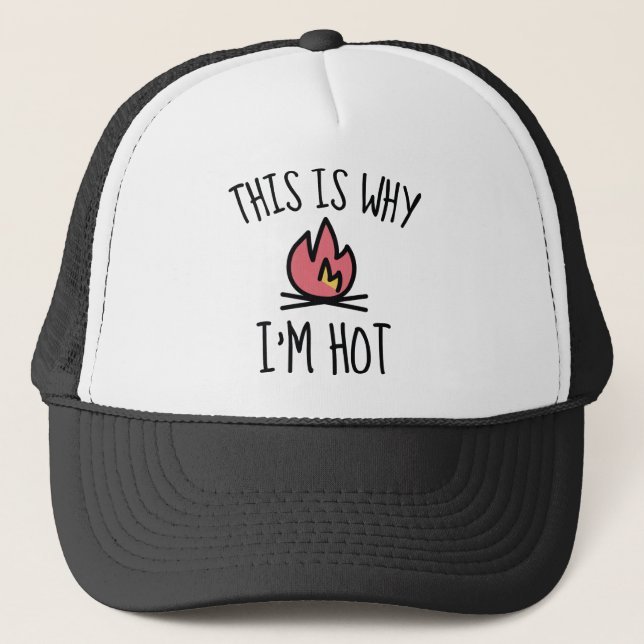 Gorra De Camionero Por eso estoy caliente (Anverso)
