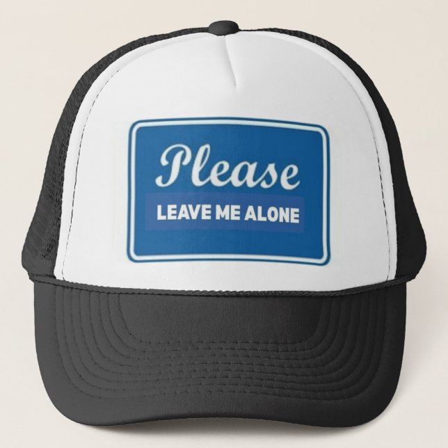 Gorra De Camionero Por Favor, Déjame En Paz (Anverso)