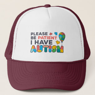 Gorra De Camionero Por Favor Sé Paciente Tengo Rompecabezas De Autism