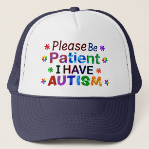 Gorra De Camionero Por favor, ten paciencia y tengo AUTISMO
