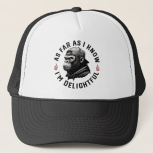 Gorra De Camionero Por lo que sé, soy un mono divertido