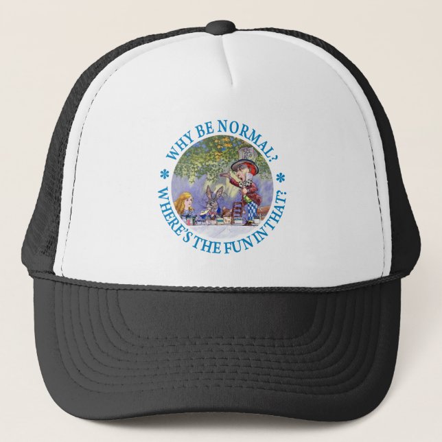 GORRA DE CAMIONERO ¿POR QUÉ SER NORMAL? (Anverso)