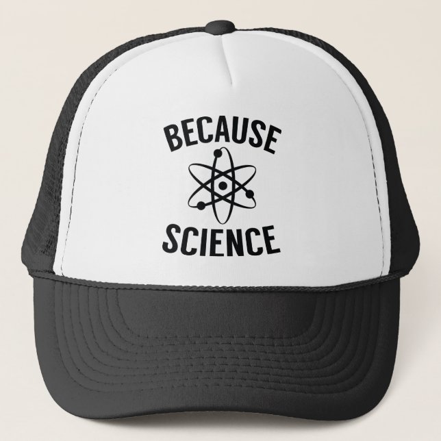 Gorra De Camionero Porque la ciencia (Anverso)