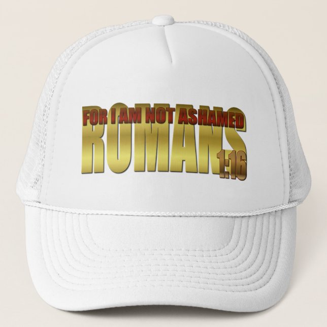 Gorra De Camionero Porque no estoy avergonzado (Anverso)