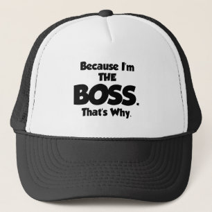 Gorra De Camionero PORQUE soy BOSS