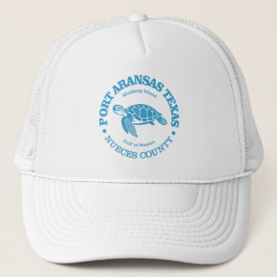 Gorra De Camionero Port Aransas (tortuga marina)