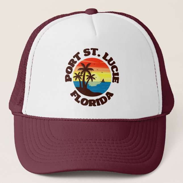 Gorra De Camionero Port St. Lucie, Florida (Anverso)